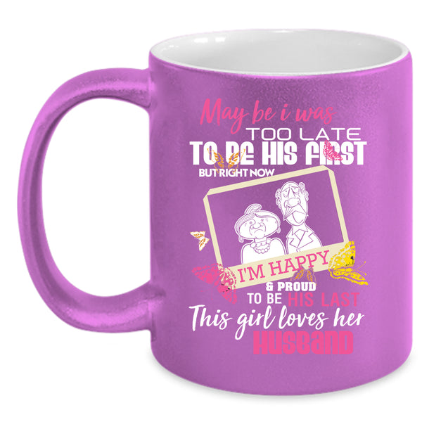 This Girl Loves Her Husband Coffee Mug, Cute Gift For Wedding Coffee Cup