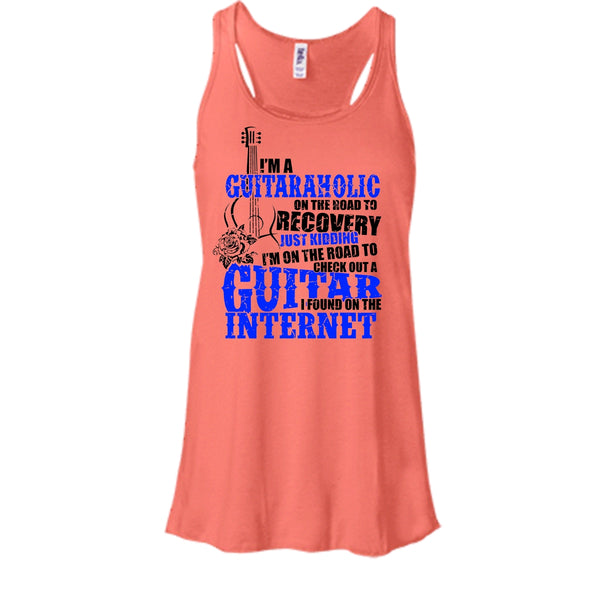 I'm A Guitaraholic T Shirt, Coolest Guitaraholic Tank Top