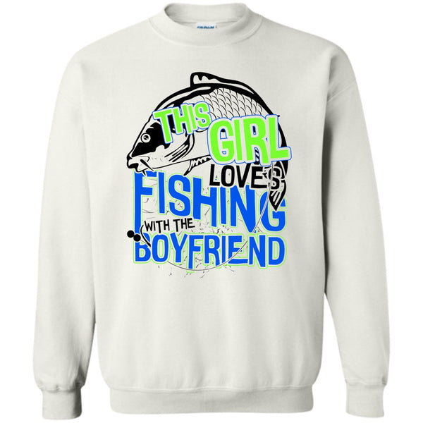Coolest Fishing T Shirt, This Girl Loves Fishing Sweatshirt