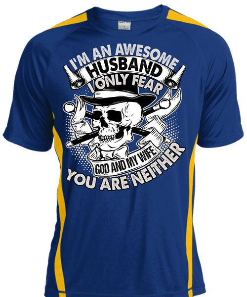I'm An Awesome Husband T Shirt, God And My Wife T Shirt, Cool Shirt
