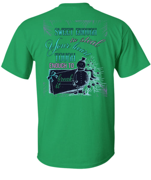 Sweet Enough To Steal Your Heart T Shirt, This Girl Loves Christmas T Shirt