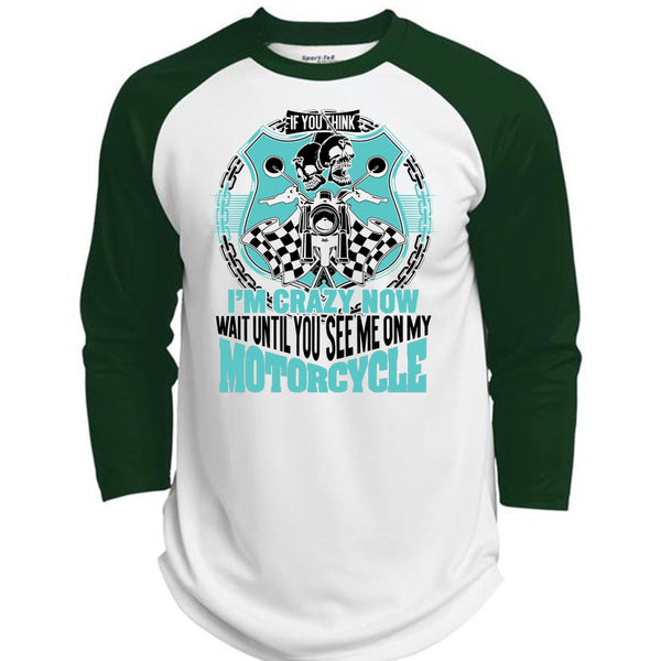 You See Me On My Motorcycle T Shirt, I Love Biking T Shirt, Awesome T-Shirts  (Polyester Game Baseball Jersey)