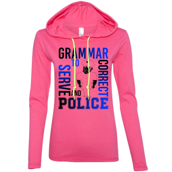 Grammar To Serve And Correct Police T Shirt, I Love Police T Shirt, Awesome T-Shirts