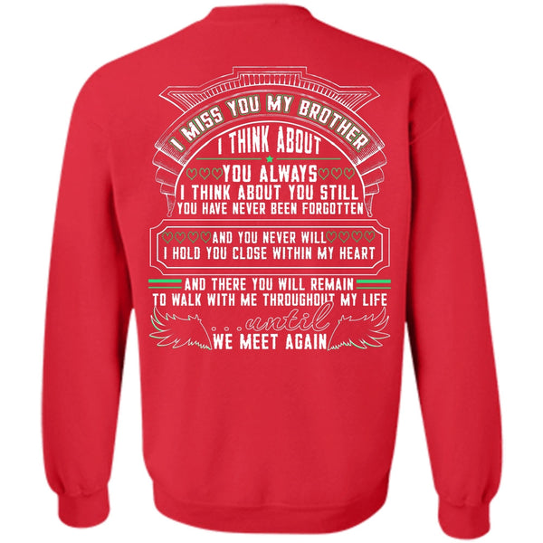 We Meet Again T Shirt, I Love Brother Sweatshirt