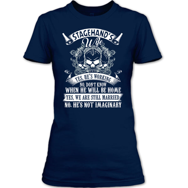 Stagehand's Wife T Shirt, I Love My Stagehand T Shirt