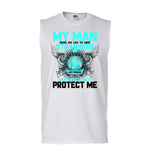 A black t-shirt with the shopify logo