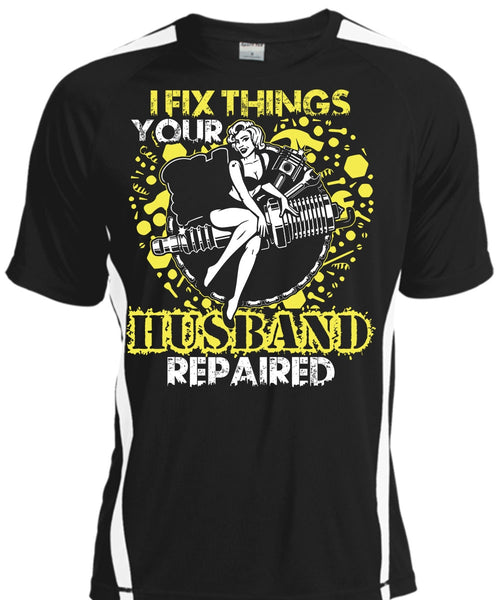 A black t-shirt with the shopify logo