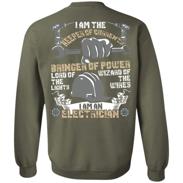 Keeper Of Currents T Shirt, I Love Electrician Sweatshirt