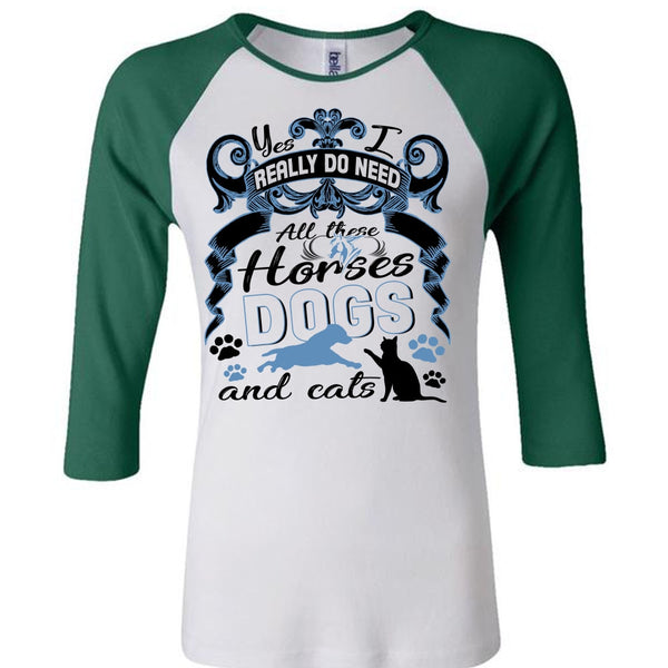 All These Horses Dogs And Cats T Shirt, I Love Equestrian T Shirt, Awesome T-Shirts