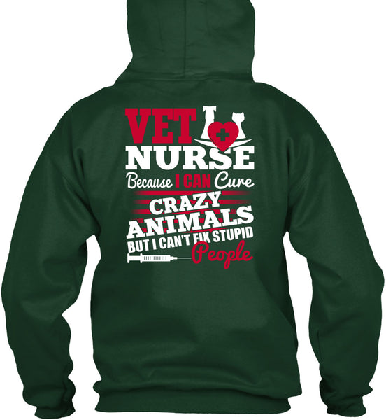 Vet Nurse T Shirt, Crazy Animals T Shirt