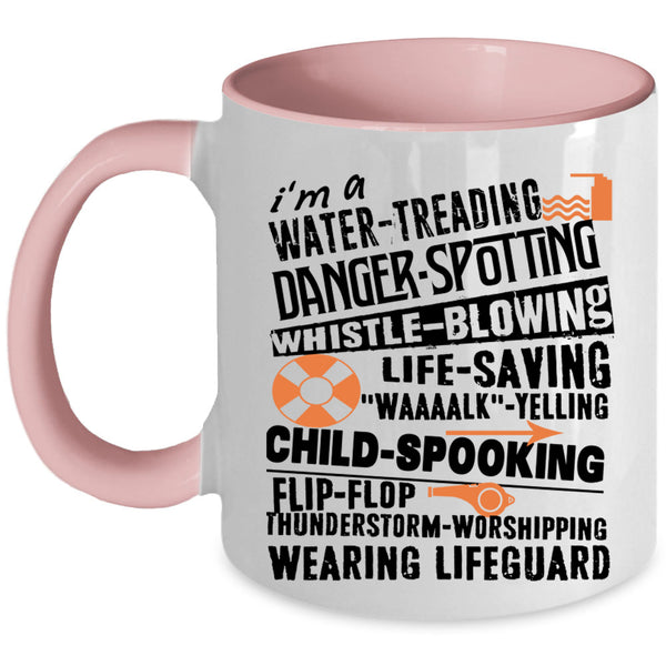 Awesome Swimming Coffee Mug, I'm A Water Treading Accent Mug