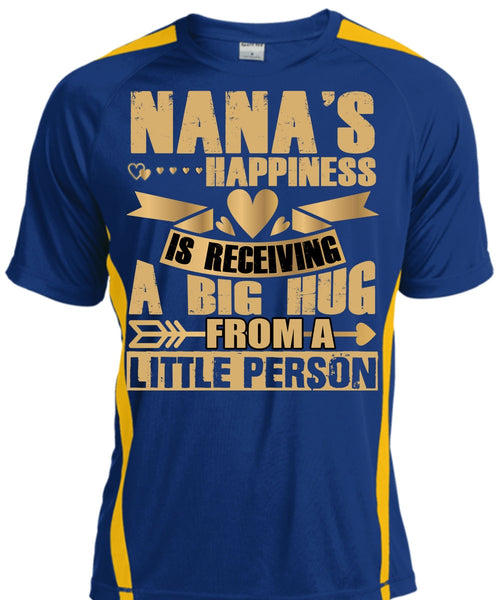 Nana's Happiness Is Receiving A Big Hug T Shirt, I Love Nana T Shirt, Cool Shirt