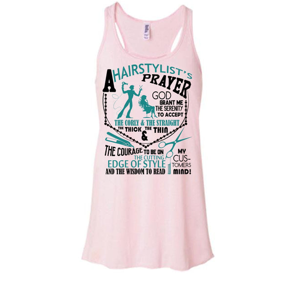 A Hair Stylist's Prayer T Shirt, Coolest Hair Stylist Tank Top
