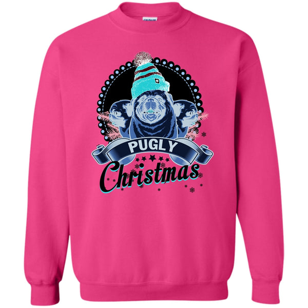Coolest Merry Christmas T Shirt, Pugly Christmas Sweatshirt