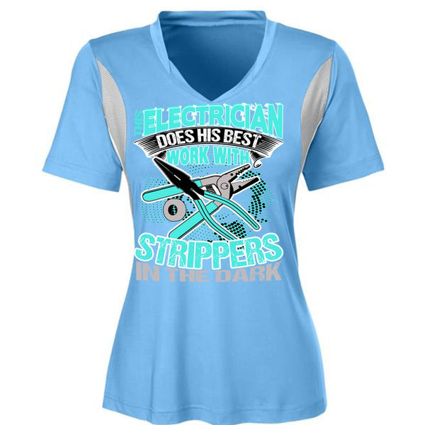 This Electrician Does His Best Work T Shirt, I Love Electrician T Shirt, Awesome T-Shirts