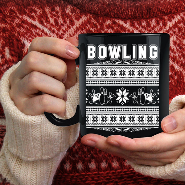 Bowling Coffee Mug, Make An Ugly Christmas Coffee Cup