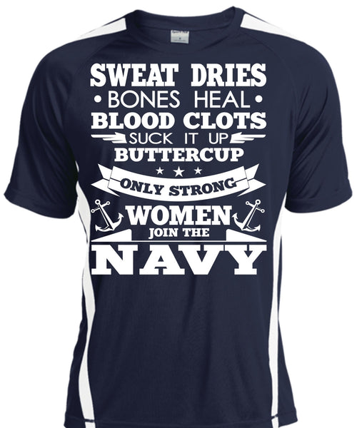 Women Join The Navy T Shirt, Sweat Dries T Shirt, Cool Shirt