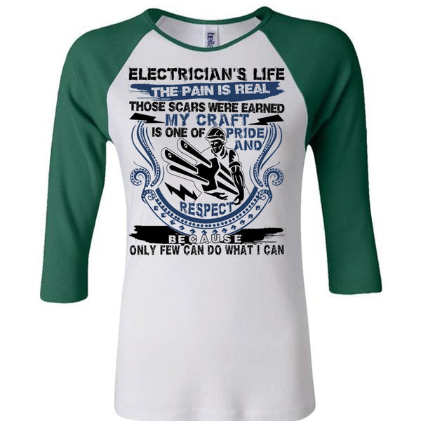 Electrician's Life The Pain Is Real T Shirt, I Love Electrician T Shirt, Awesome T-Shirts