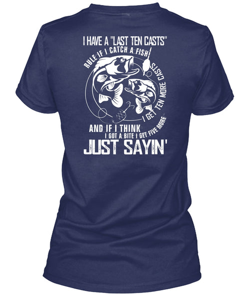 I Catch A Fish T Shirt, Being A Fisher T Shirt