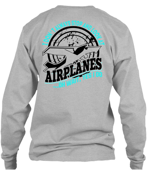 Look At Airplanes T Shirt, I Love Pilot T Shirt