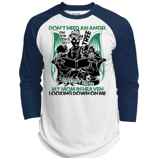 Don't Need An Angel T Shirt, I Love Mom T Shirt, Awesome T-Shirts  (Polyester Game Baseball Jersey)