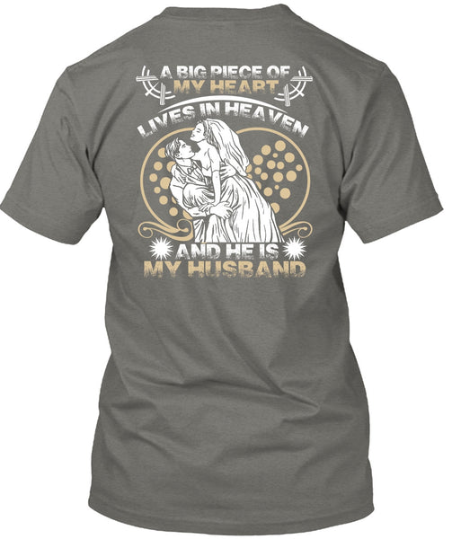 He Is My Husband T Shirt, Lives In Heaven T Shirt