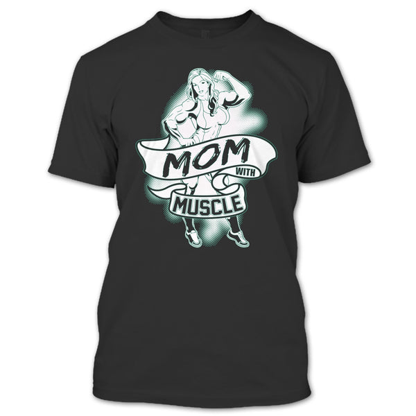 A black t-shirt with the shopify logo