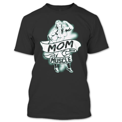 A black t-shirt with the shopify logo