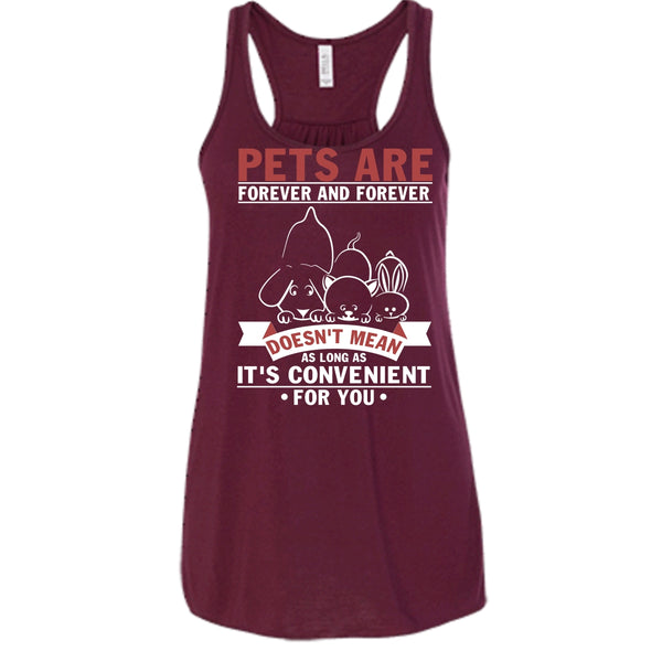 Pets Are Forever And Forever T Shirt, Coolest Dog And Cat Tank Top