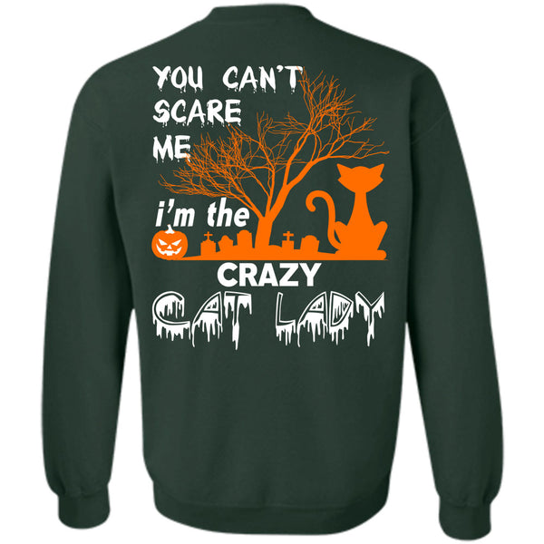 I'm The Crazy Cat Lady T Shirt, Wait For Halloween Sweatshirt