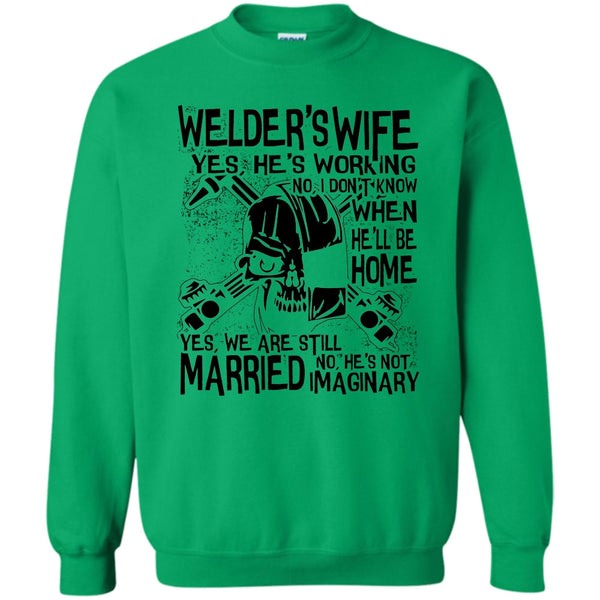 Coolest Welder's Husband T Shirt, Welder's Wife Sweatshirt
