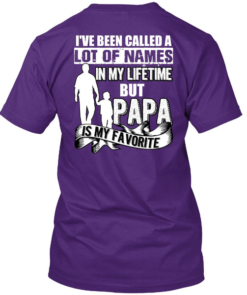 Papa Is My Favorite T Shirt, Being A Dad T Shirt