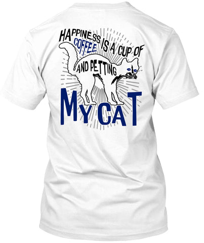 A black t-shirt with the shopify logo