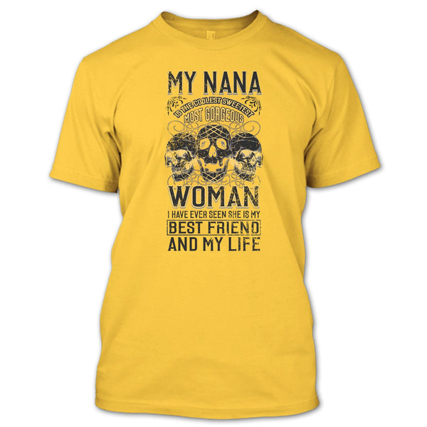 My Nana Is The Coolest Woman T Shirt, Coolest Nanny Ever T Shirt