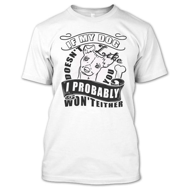 A black t-shirt with the shopify logo