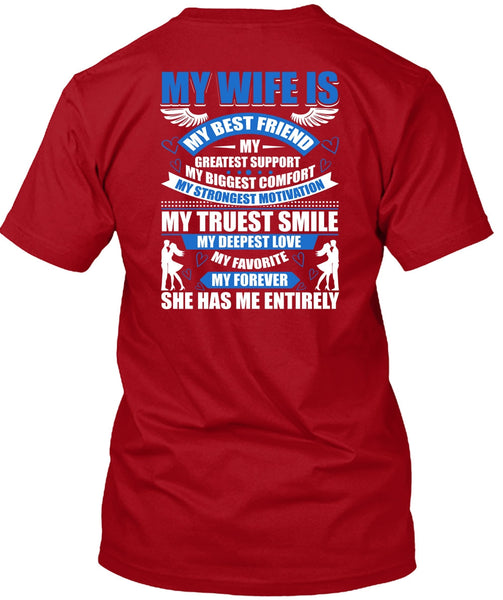 My Wife Is My Best Friend T Shirt, My Favorite My Forever T Shirt