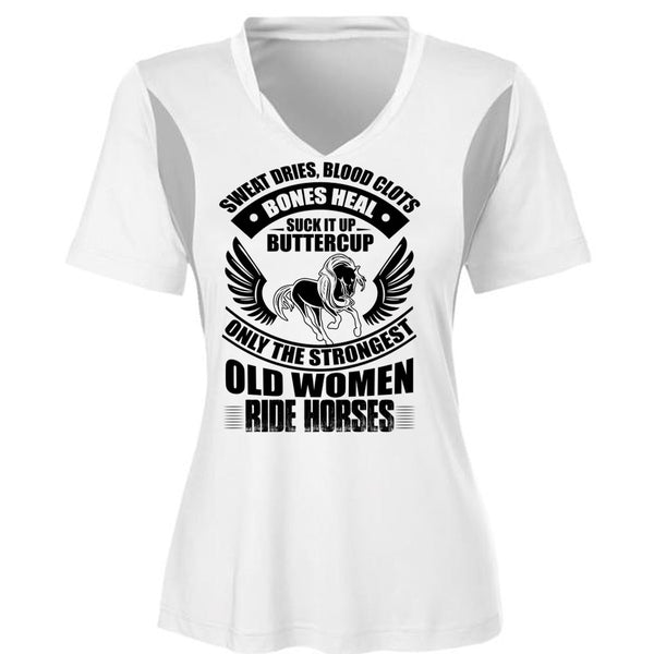 Strongest Old Women Ride Horses T Shirt, I Love Equestrian T Shirt, Awesome T-Shirts