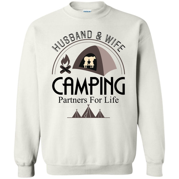 Coolest Camping Couple T Shirt, Husband & Wife Sweatshirt