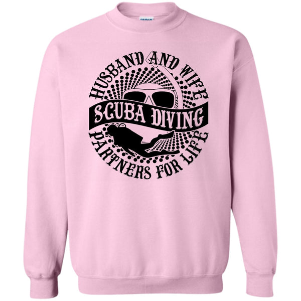 Coolest Scuba Diver T Shirt, Husband And Wife Sweatshirt
