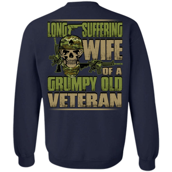 Grumpy Old Veteran T Shirt, I Love Veteran Sweatshirt