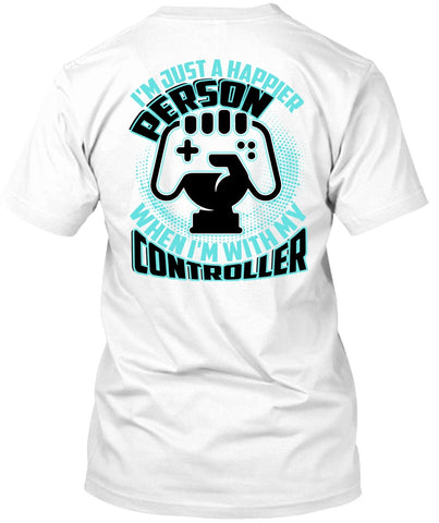 A black t-shirt with the shopify logo