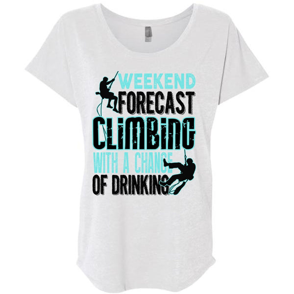 Weekend Forecast Climbing T Shirt, I Love Mountain T Shirt, Awesome T-Shirts