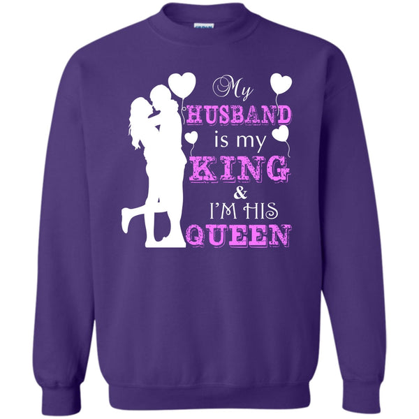 I'm His Queen T Shirt, Gift For Wife Sweatshirt