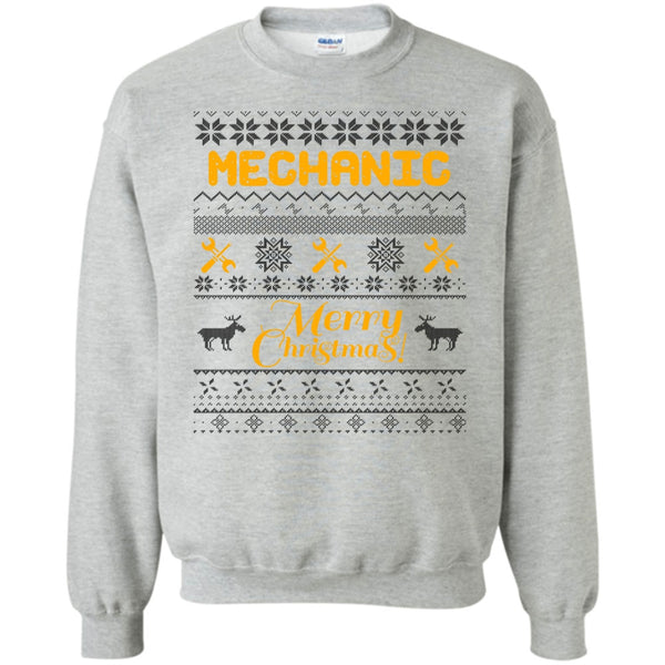 Gift For Merry Christmas T Shirt, Mechanic Merry Christmas Sweatshirt