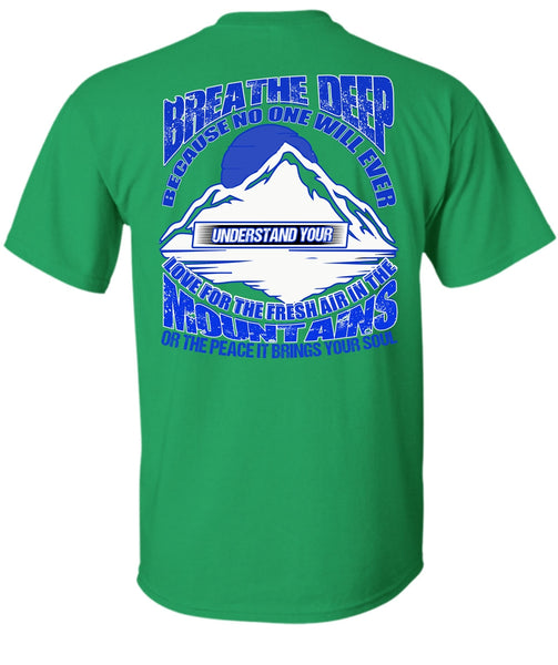 The Fresh Air In The Mountains T Shirt, I Love Hiking T Shirt