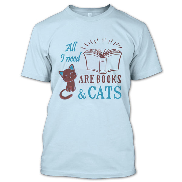 All I Need Are Books & Cats T Shirt, I'm A Coolest Book Reader T Shirt
