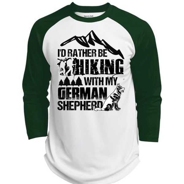 I'd Rather Be Hiking T Shirt, I Love Hiking T Shirt, Awesome T-Shirts  (Polyester Game Baseball Jersey)