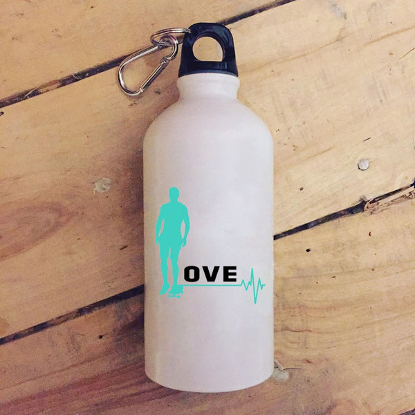 I Love Surfing 20 oz Stainless Steel Bottle,Best Gift For My Son Outdoor Sports Water Bottle