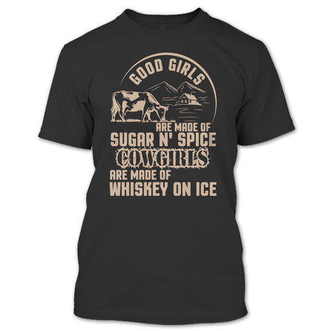 A black t-shirt with the shopify logo