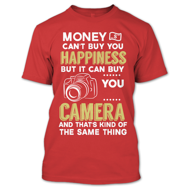 A black t-shirt with the shopify logo